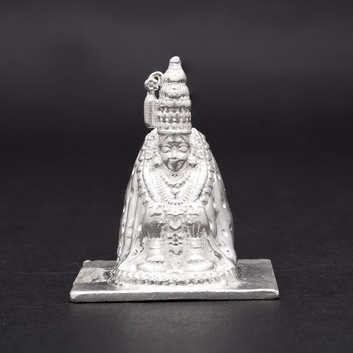 Benevolent Silver Shine Tuljabhavani Idol