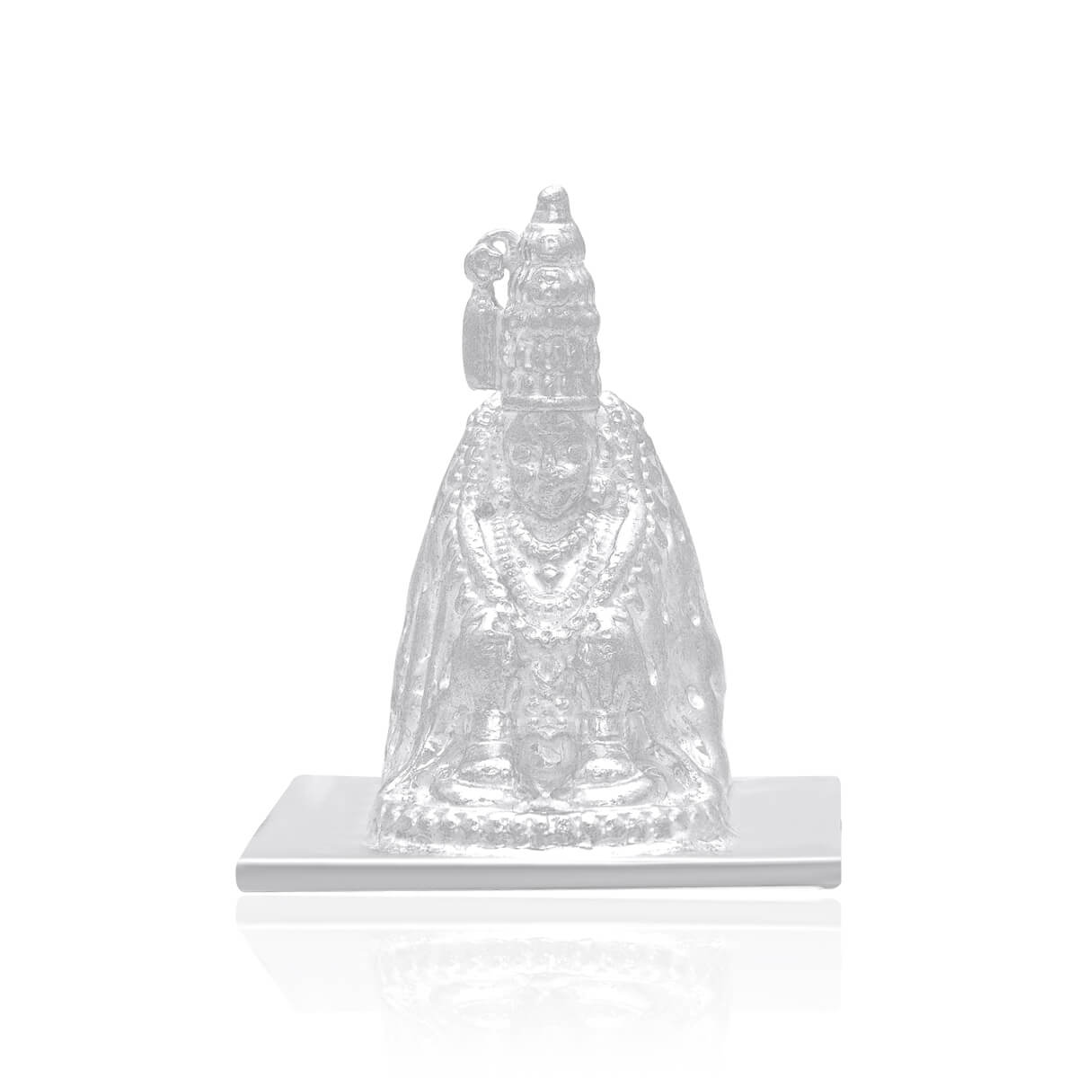 Benevolent Silver Shine Tuljabhavani Idol