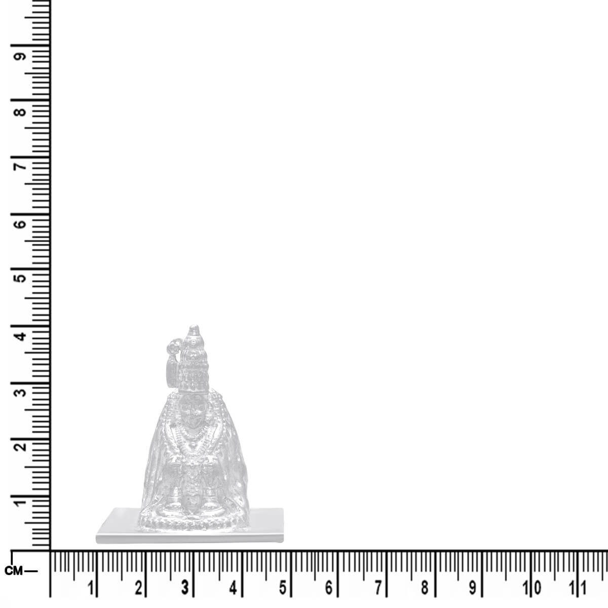 Benevolent Silver Shine Tuljabhavani Idol