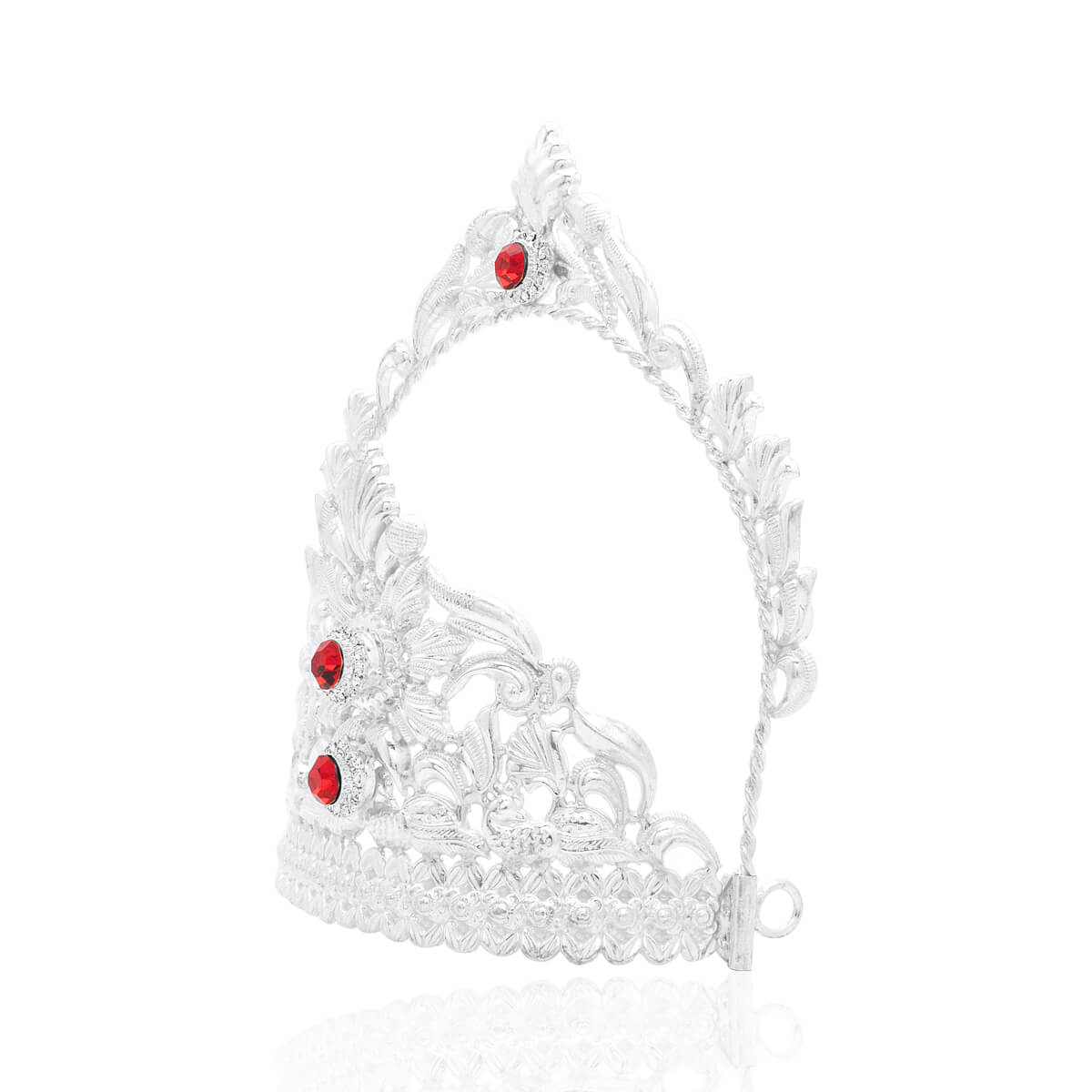 Regal Mesmeric Shine Silver Mukut