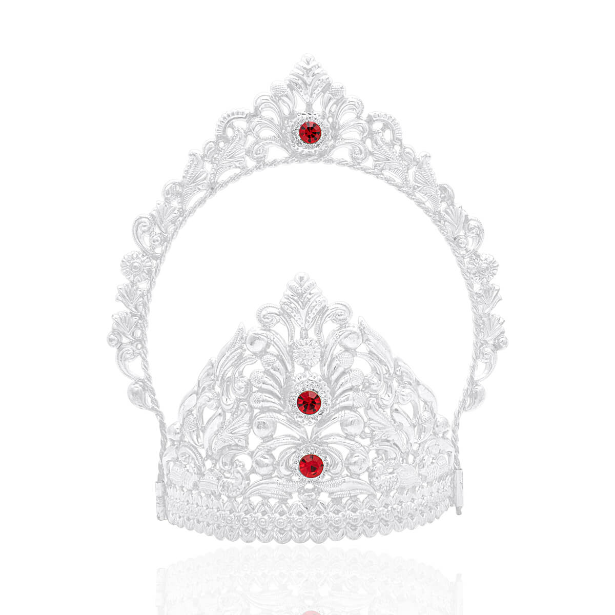 Marvelous Radiance Silver Mukut