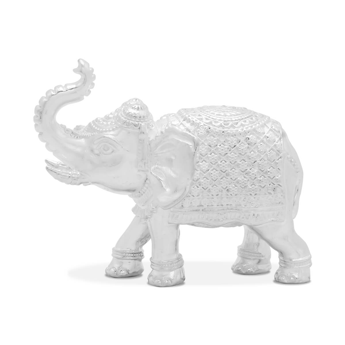 Magnificent Shimmer Silver Elephant