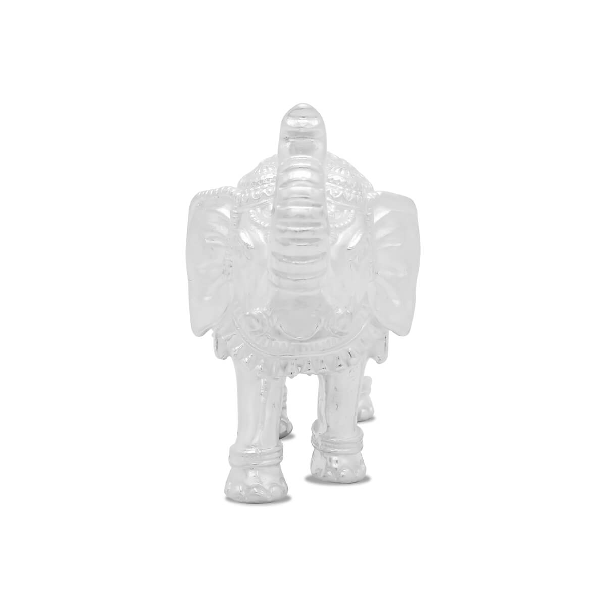 Magnificent Shimmer Silver Elephant