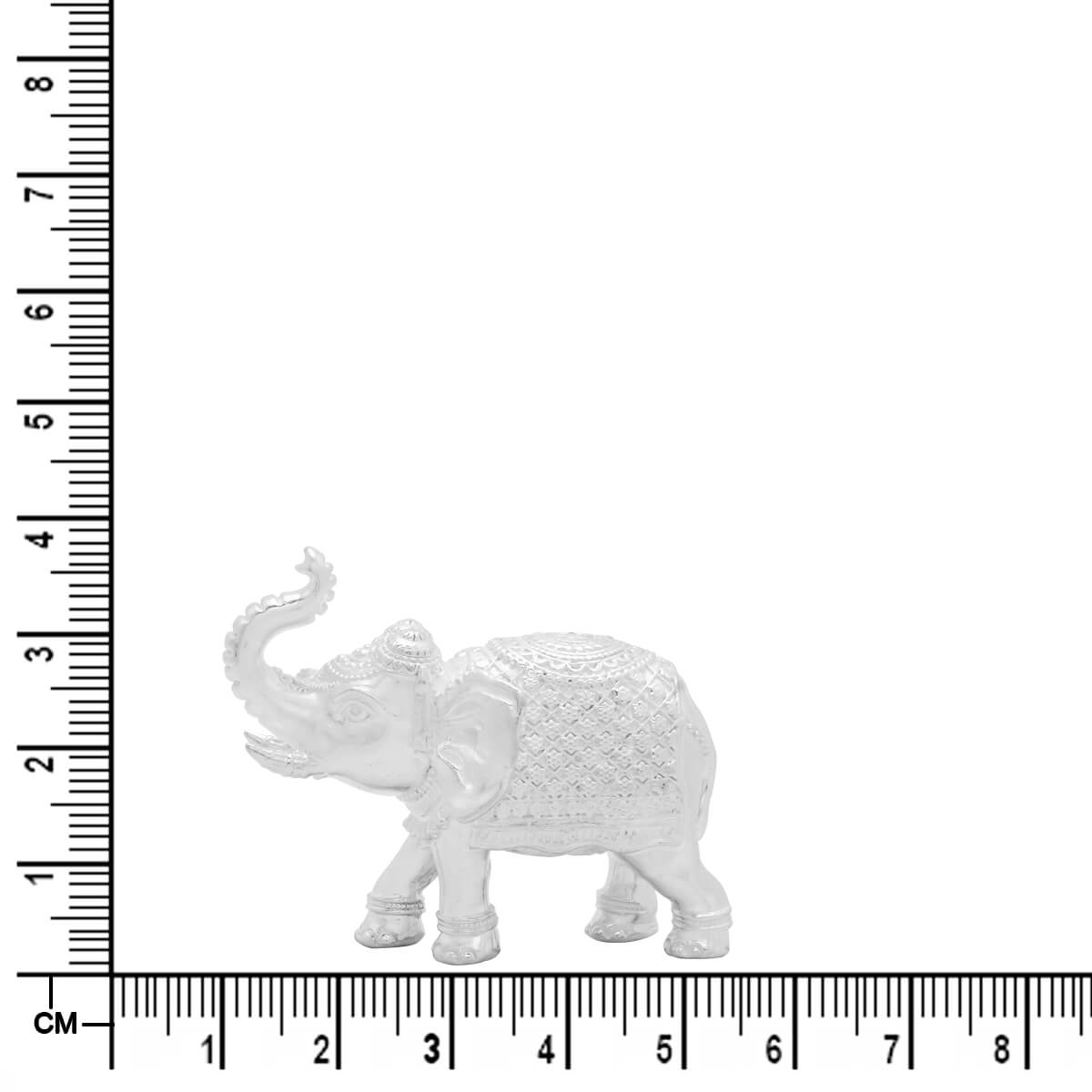 Magnificent Shimmer Silver Elephant