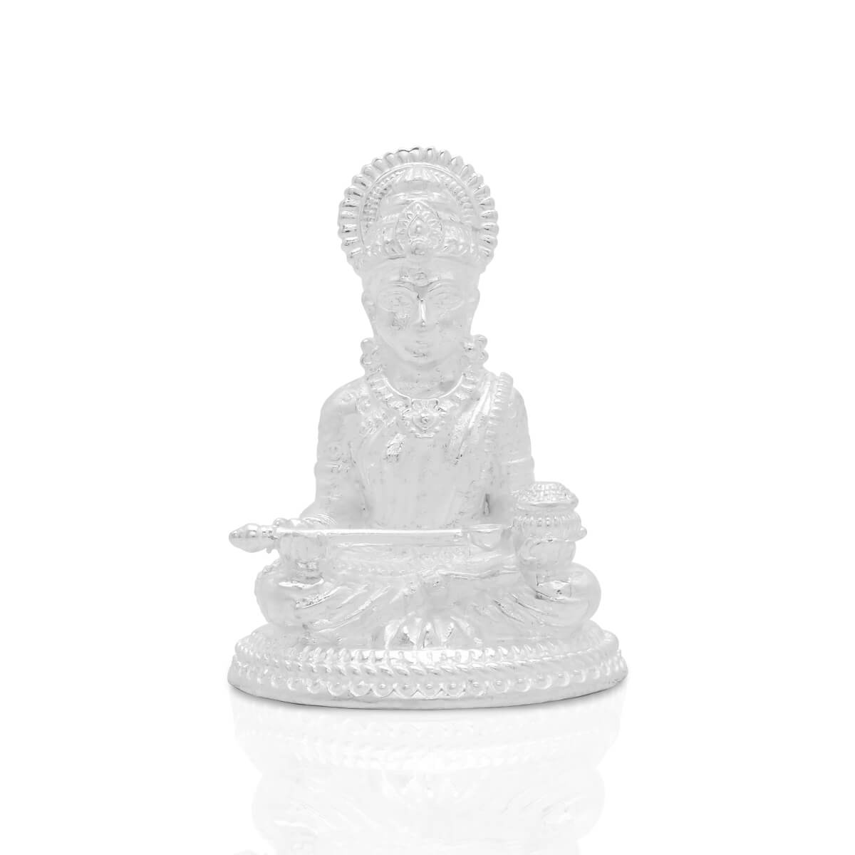 Gracious Shimmer Silver Annapurna Idol