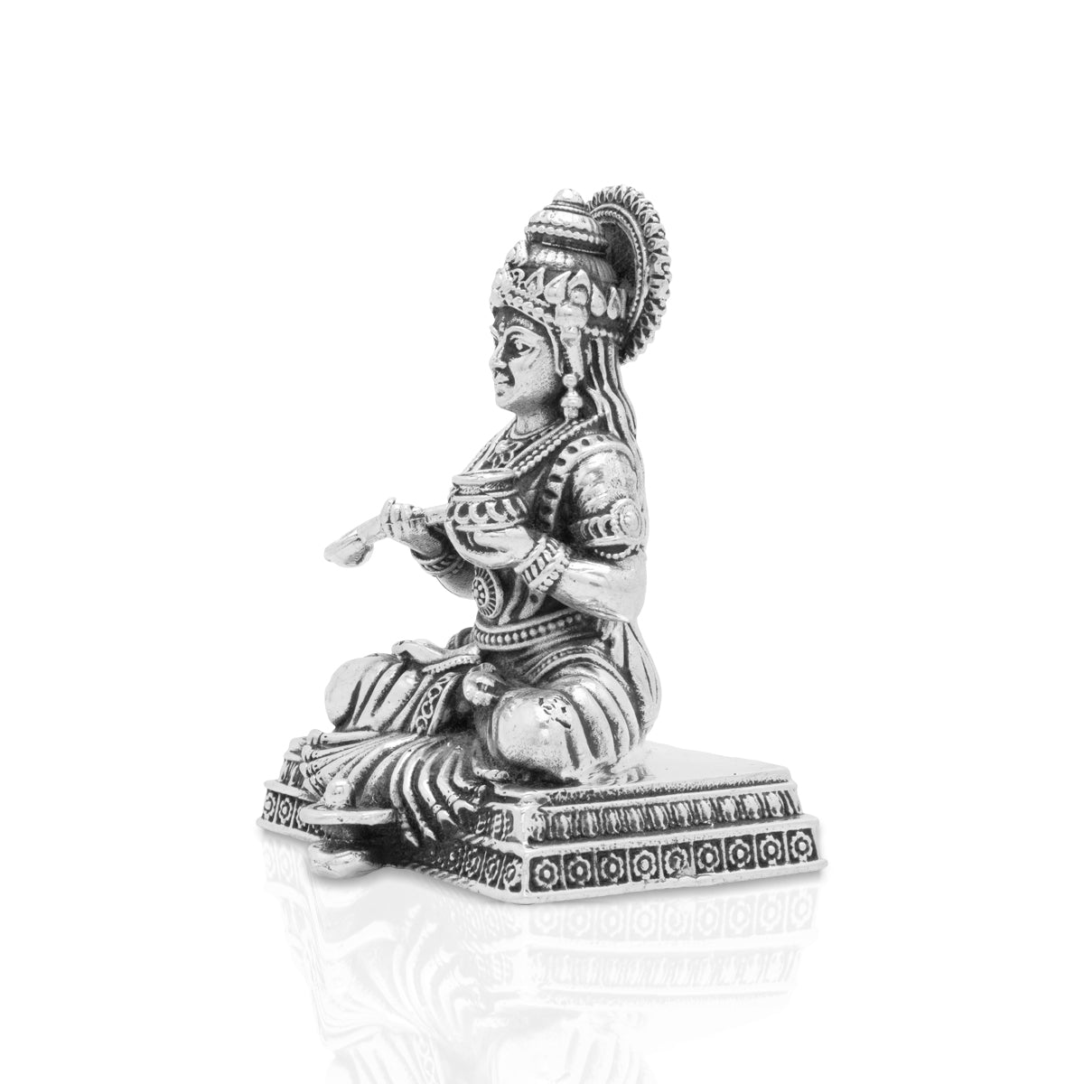 Majestic Divinity Silver Annapurna Idol