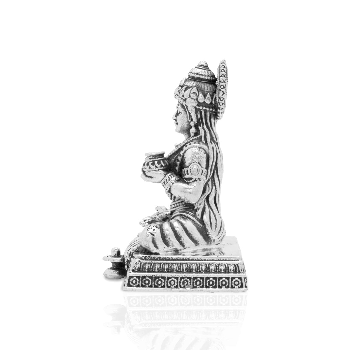 Majestic Divinity Silver Annapurna Idol
