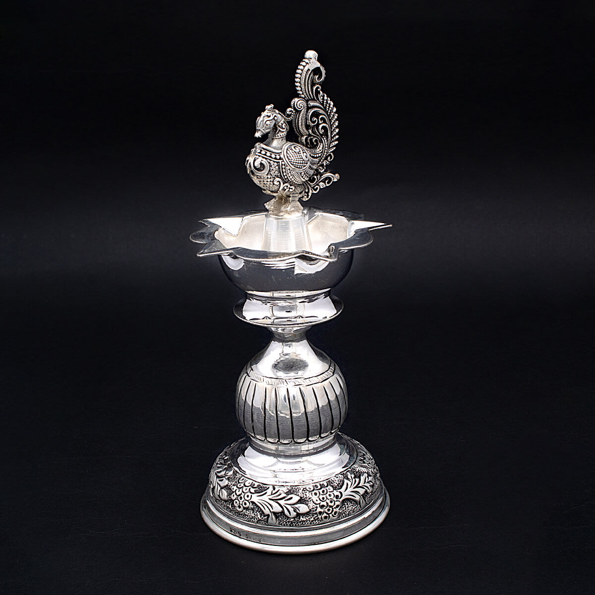 Marvelous Peacock Radiance Silver Samai