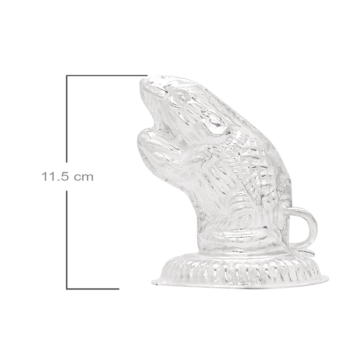 Petite Shimmering Silver Mushak