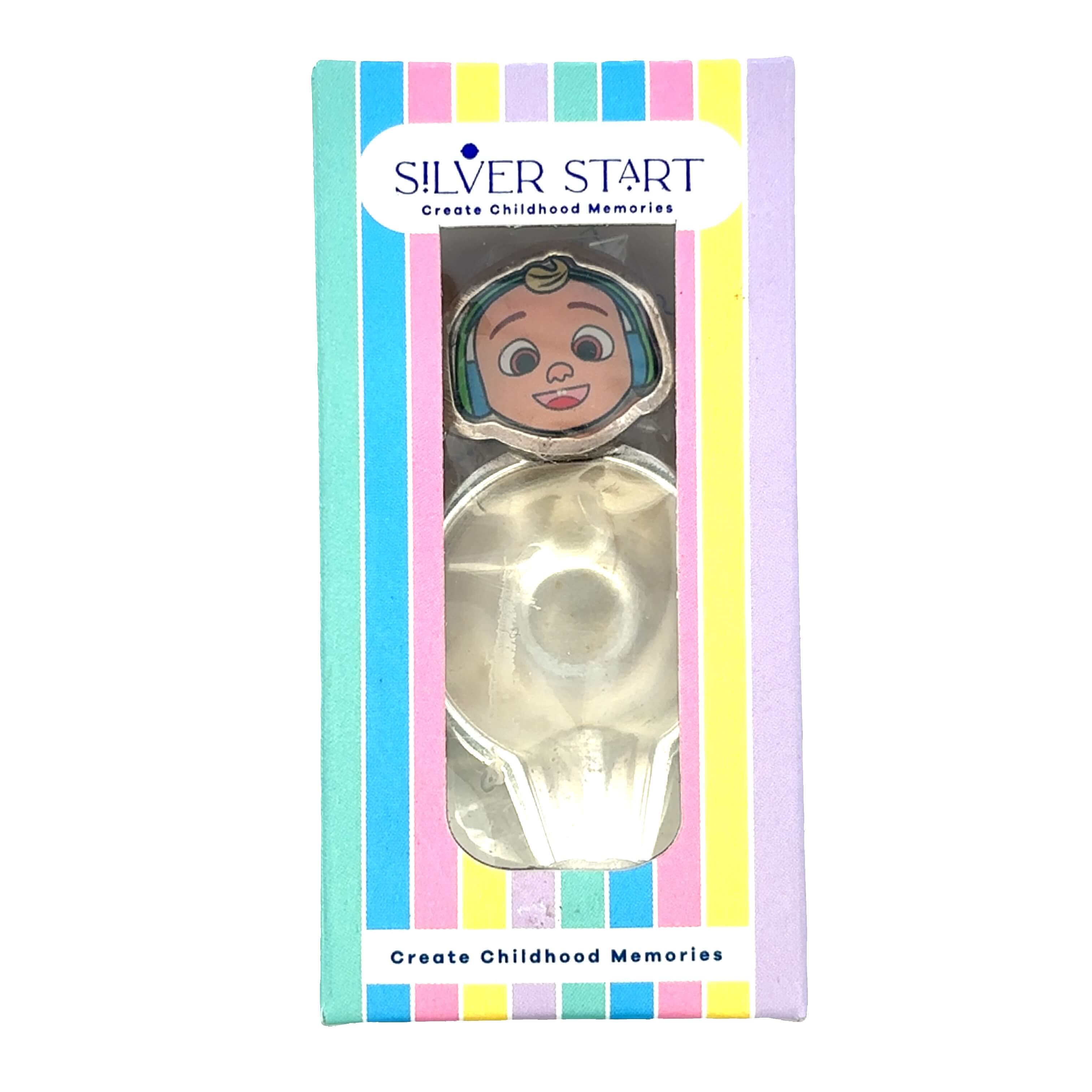 Splendour Shimmer Silver Spoon for Babies