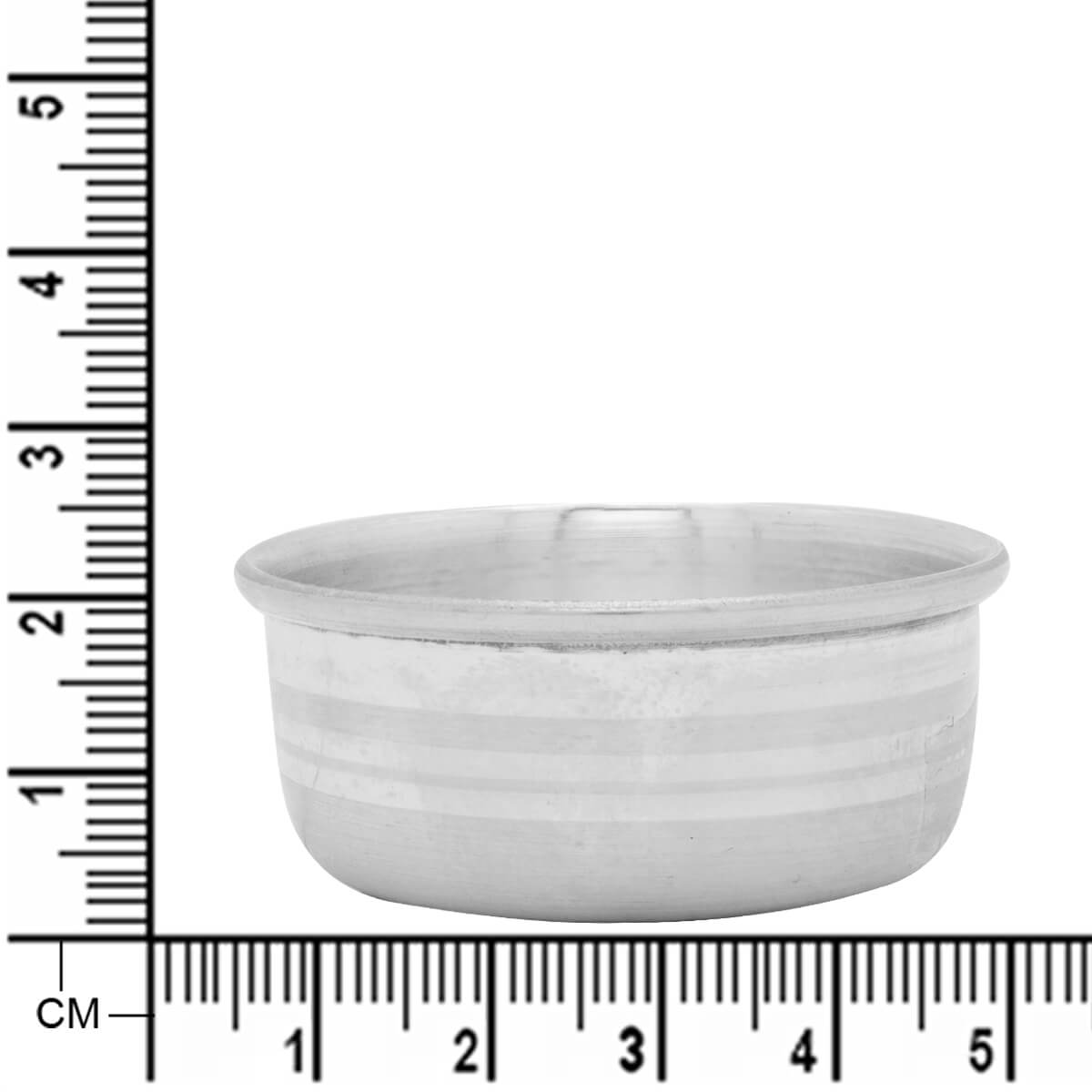 Smooth Shimmer Silver Bowl