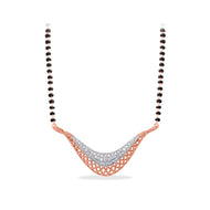 Elegant Jhali Swirl 18K Diamond Tanmaniya