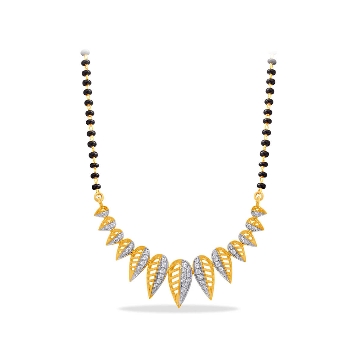 Leafy Radiance Diamond Tanmaniya Pendant