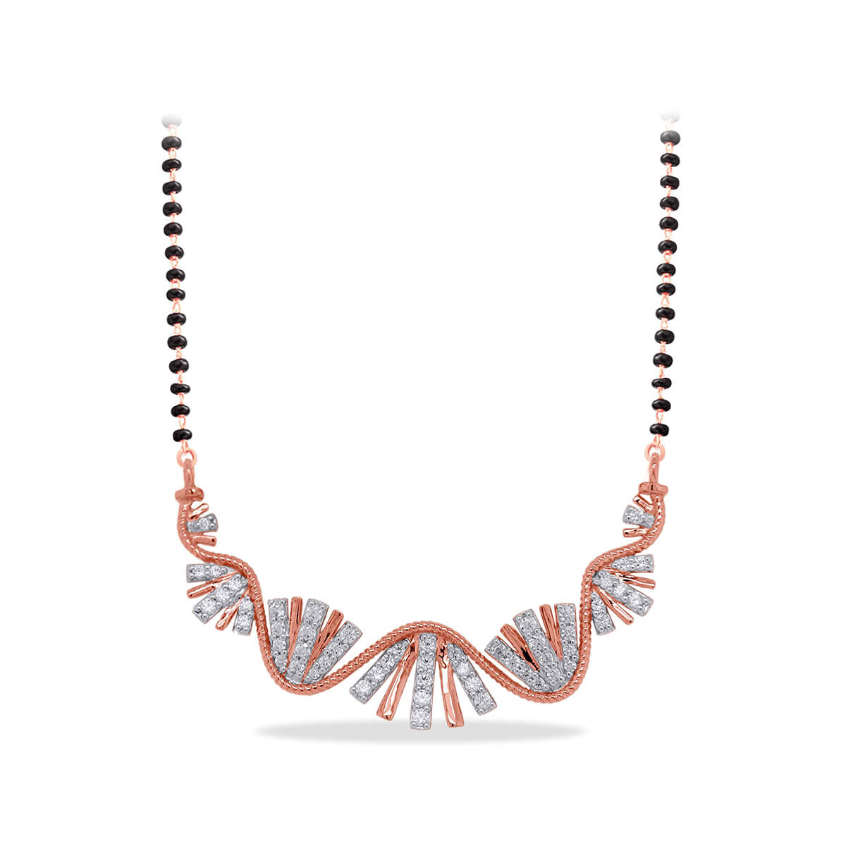 Dazzling Twirl Diamond Tanmaniya Pendant