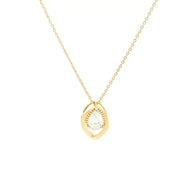 Captivating Dazzle 9K Lab Grown Diamond Pendant