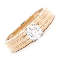 Minimalist Shine 9K Women Lab Grown Diamond Ring