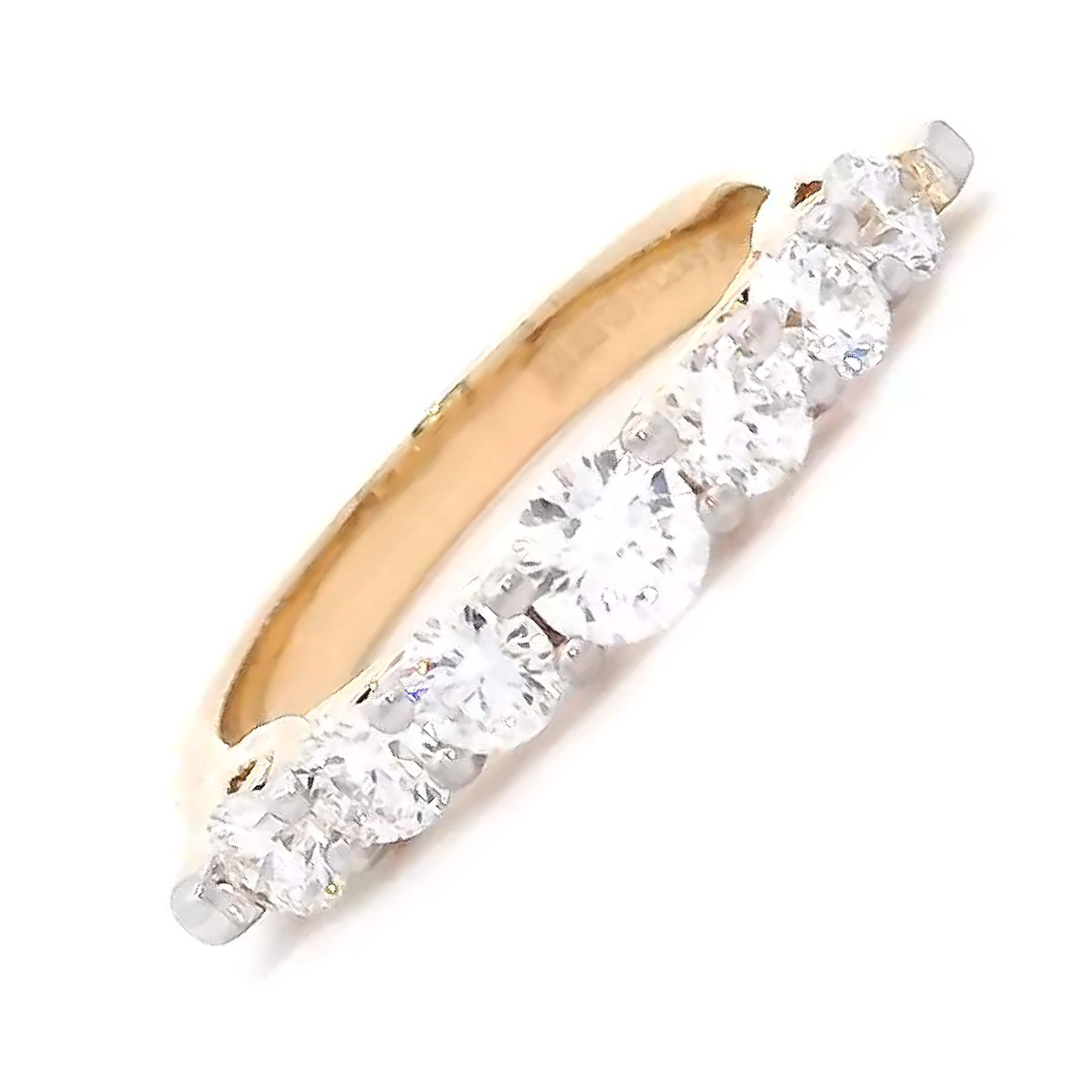 Captivating Dazzle 9K Women Lab Grown Diamond Ring