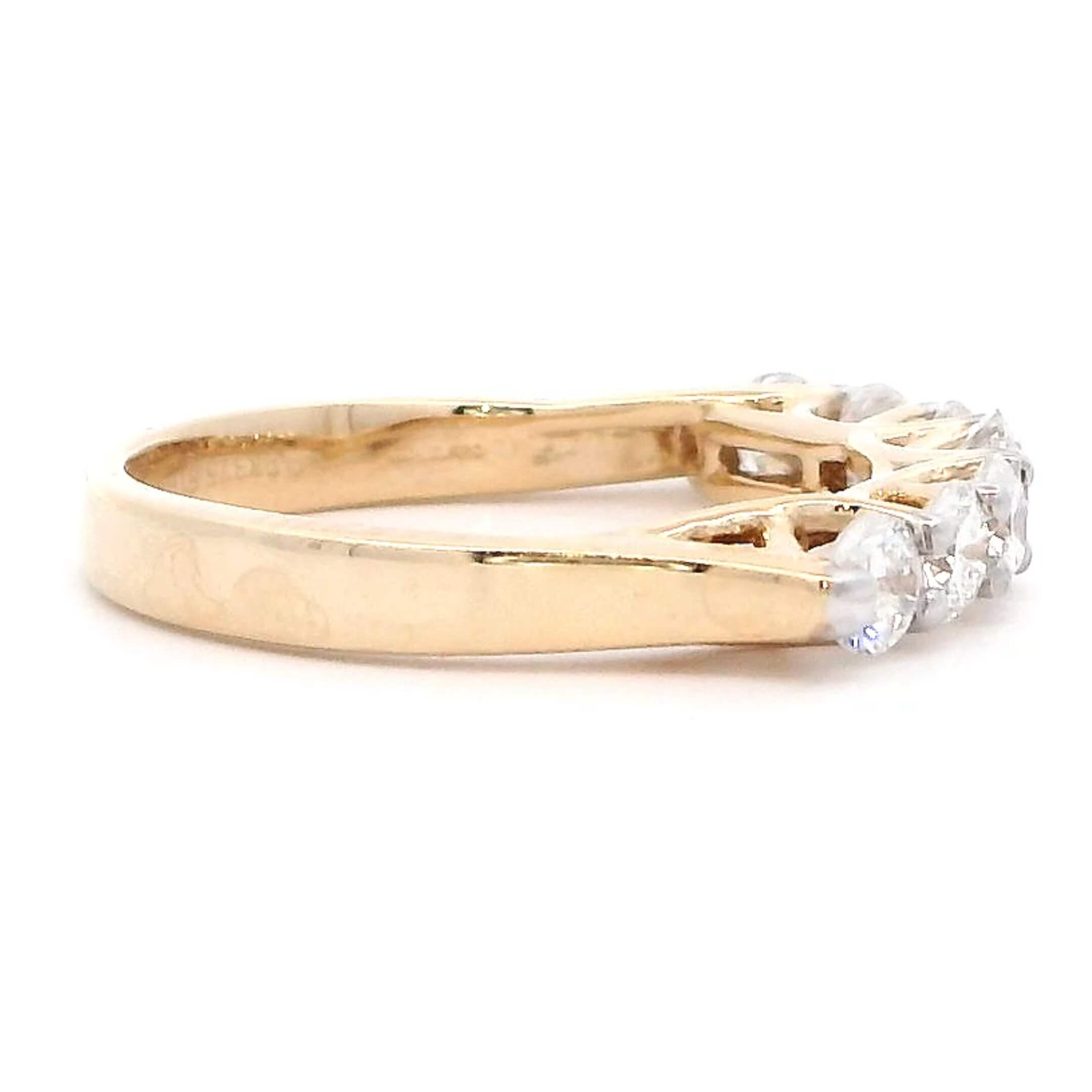 Captivating Dazzle 9K Women Lab Grown Diamond Ring