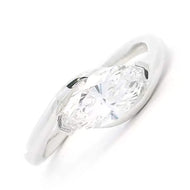 Enticing Shine 9K Women Lab Grown Diamond Ring