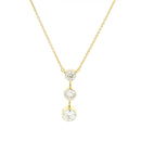 Exquisite Dazzle 9K Lab Grown Diamond Pendant