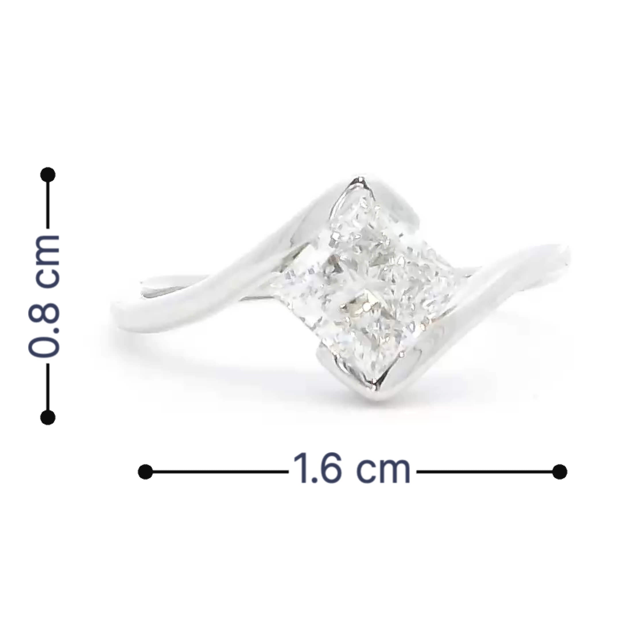 Exquisite Glow 9K Women Lab Grown Diamond Ring