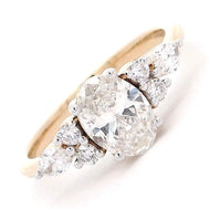 Imperial Shine 9K Women Lab Grown Diamond Ring