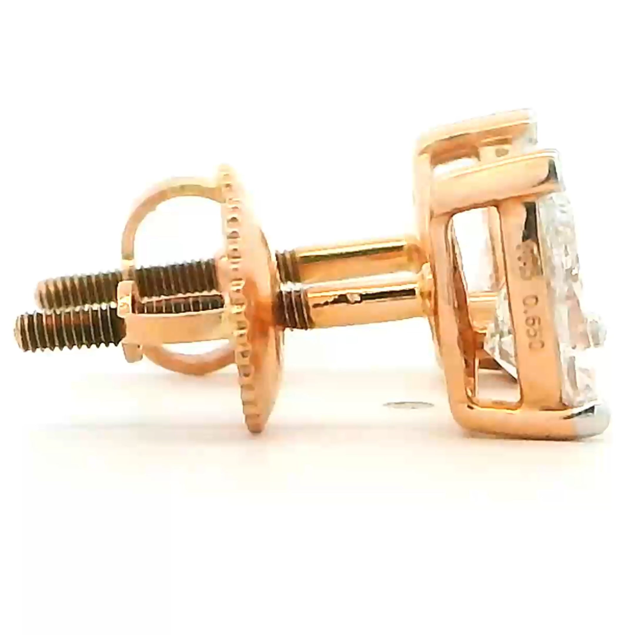 14K Lab Grown Diamond Earrings