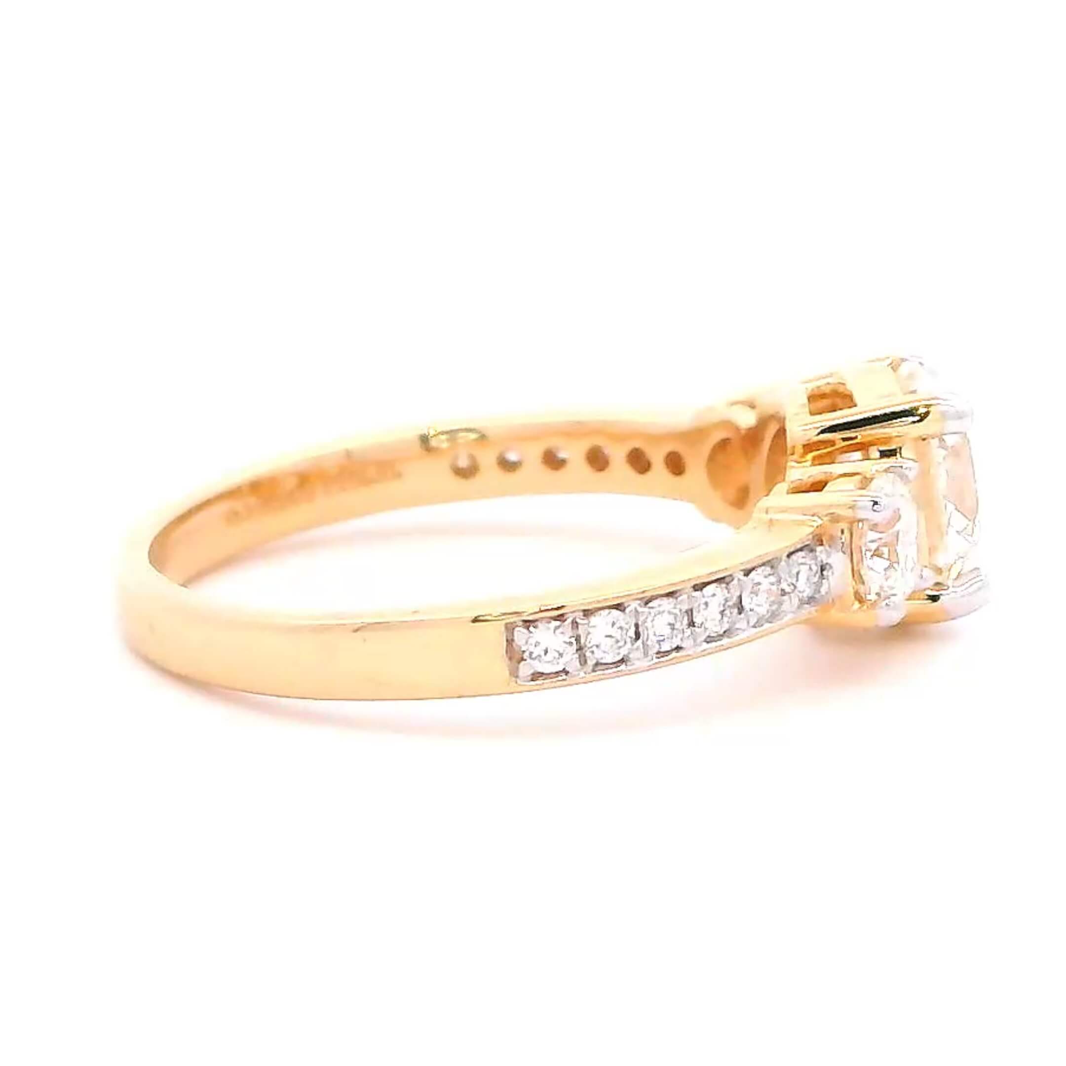 Opulent Delight Lab Grown Diamond Ring