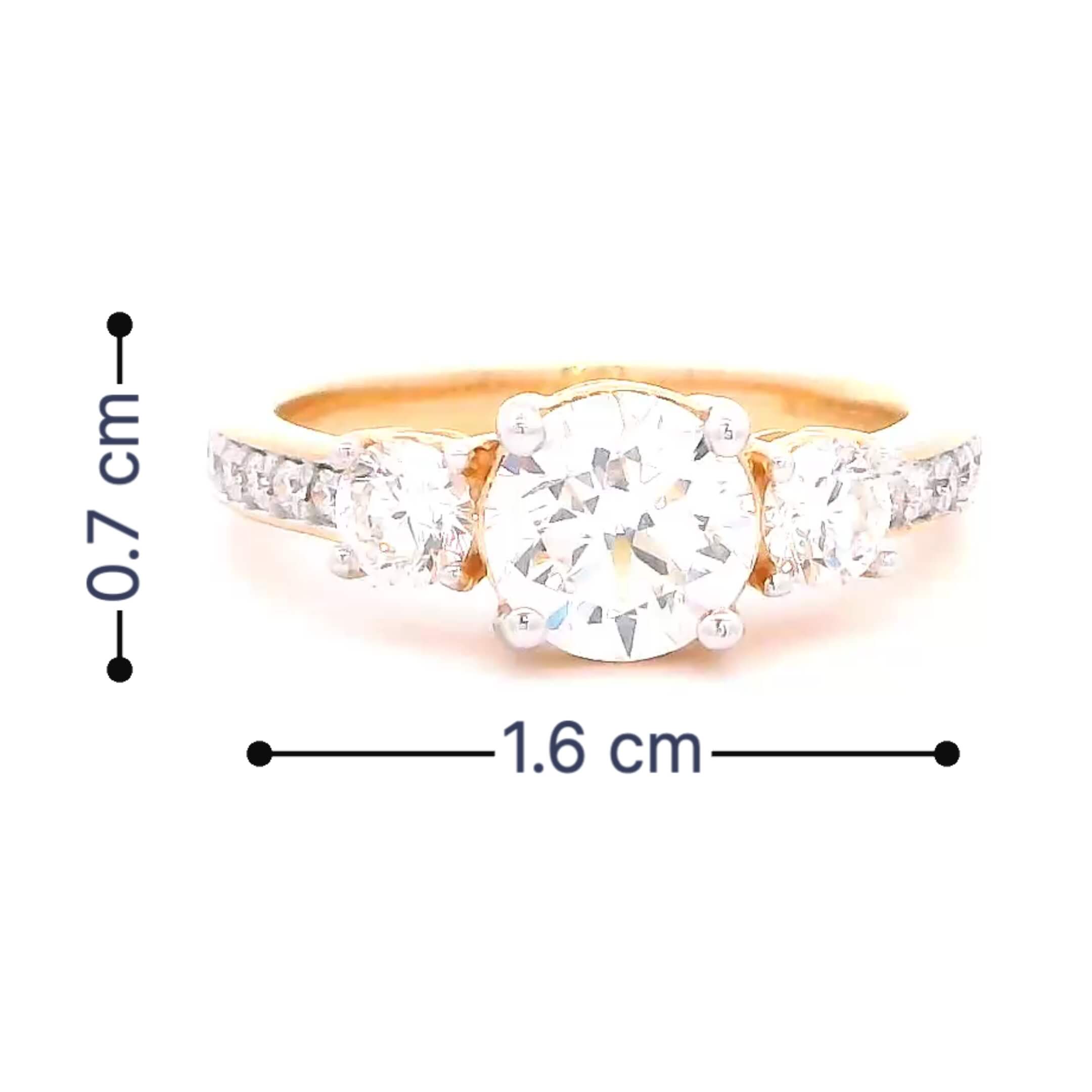 Opulent Delight Lab Grown Diamond Ring