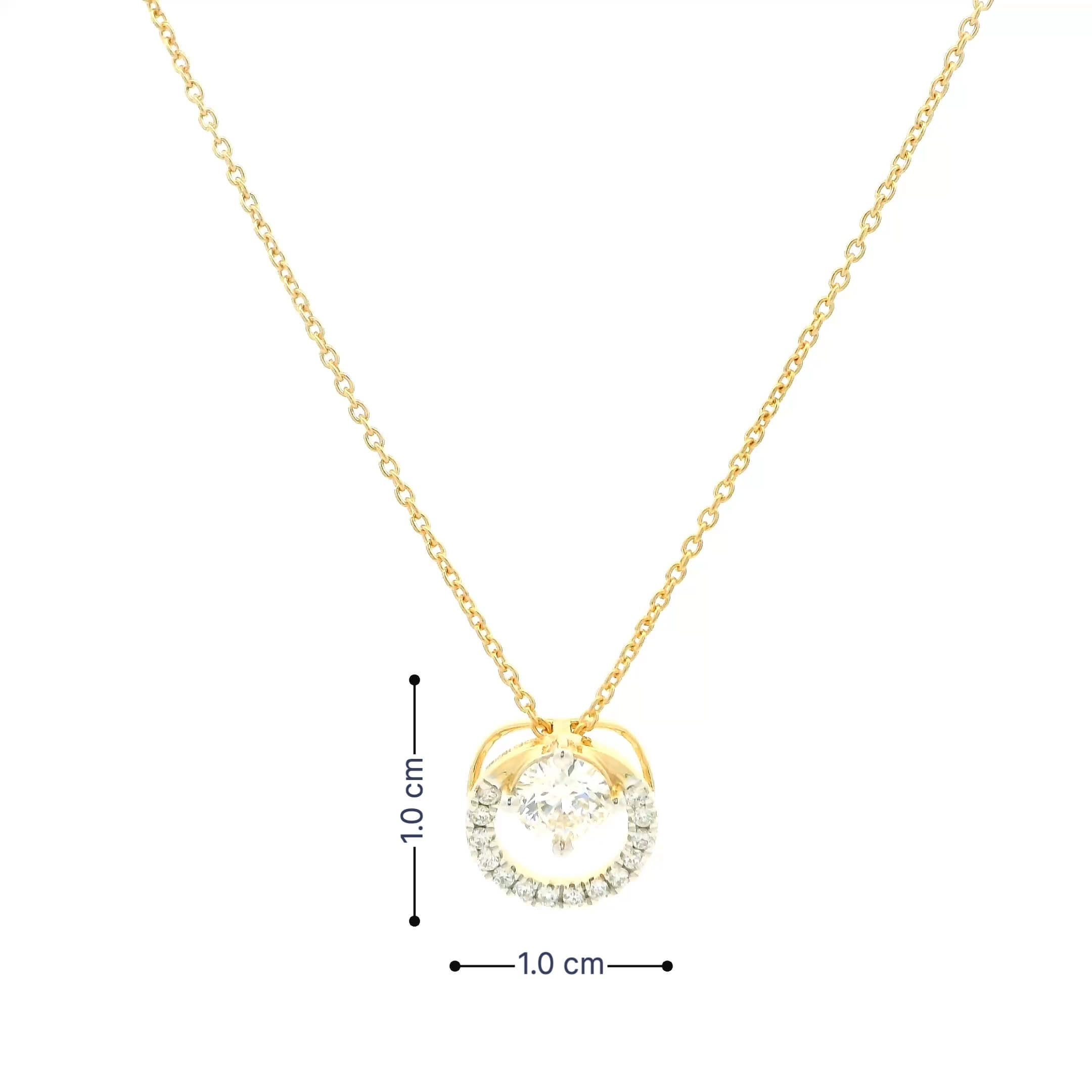 Ravishing Shine Lab Grown Diamond Pendant