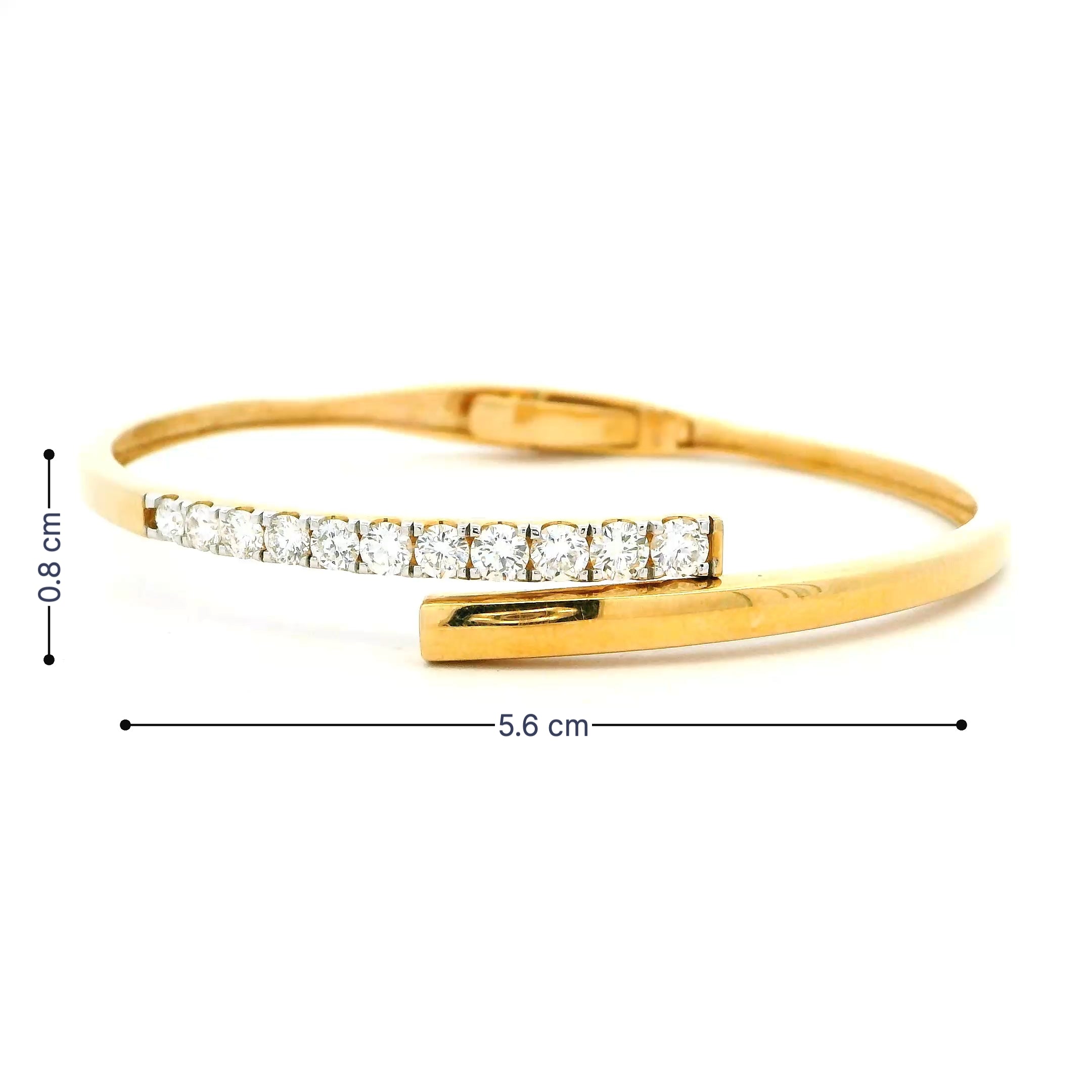 14K Lab Grown Diamond Bracelet