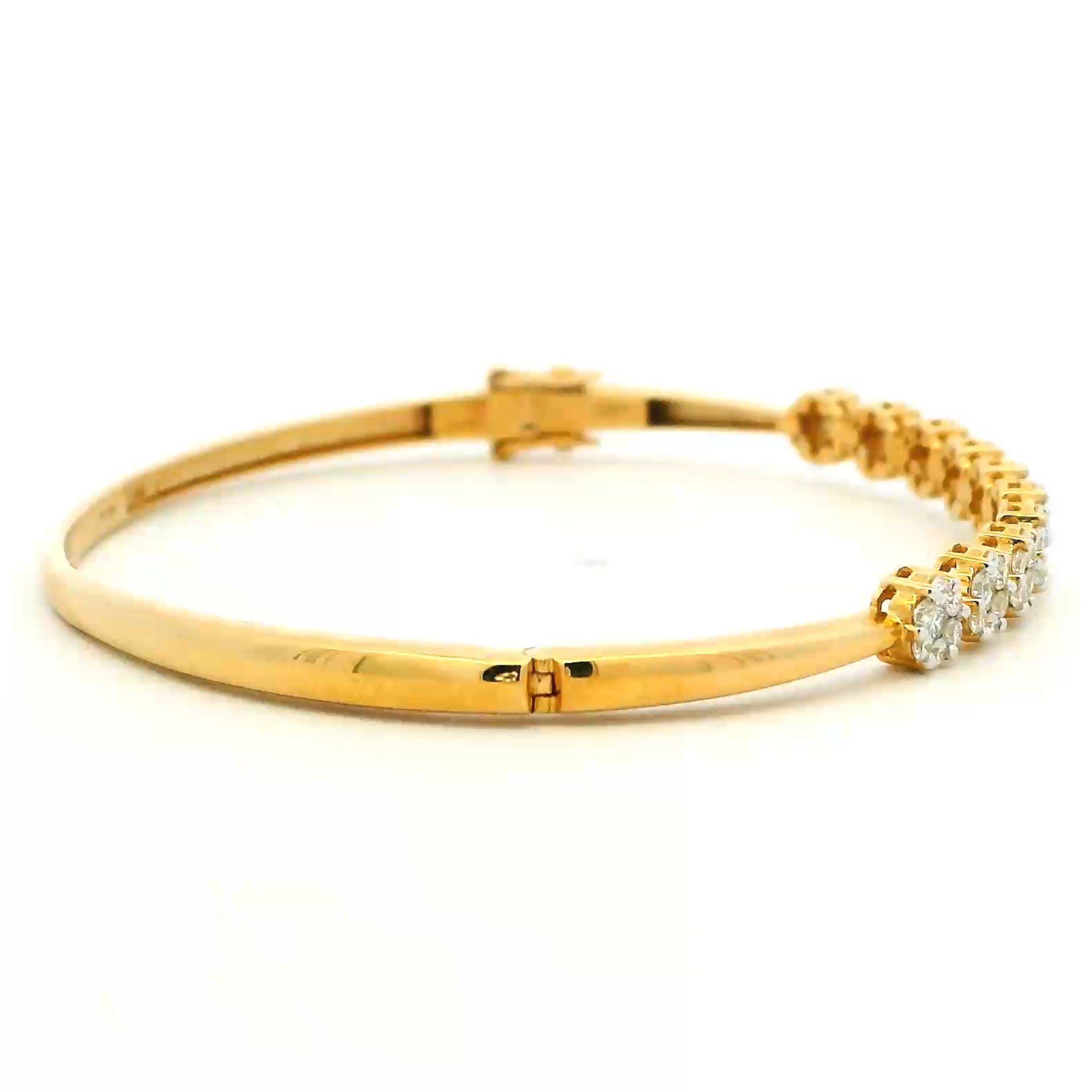 14K Lab Grown Diamond Bracelet