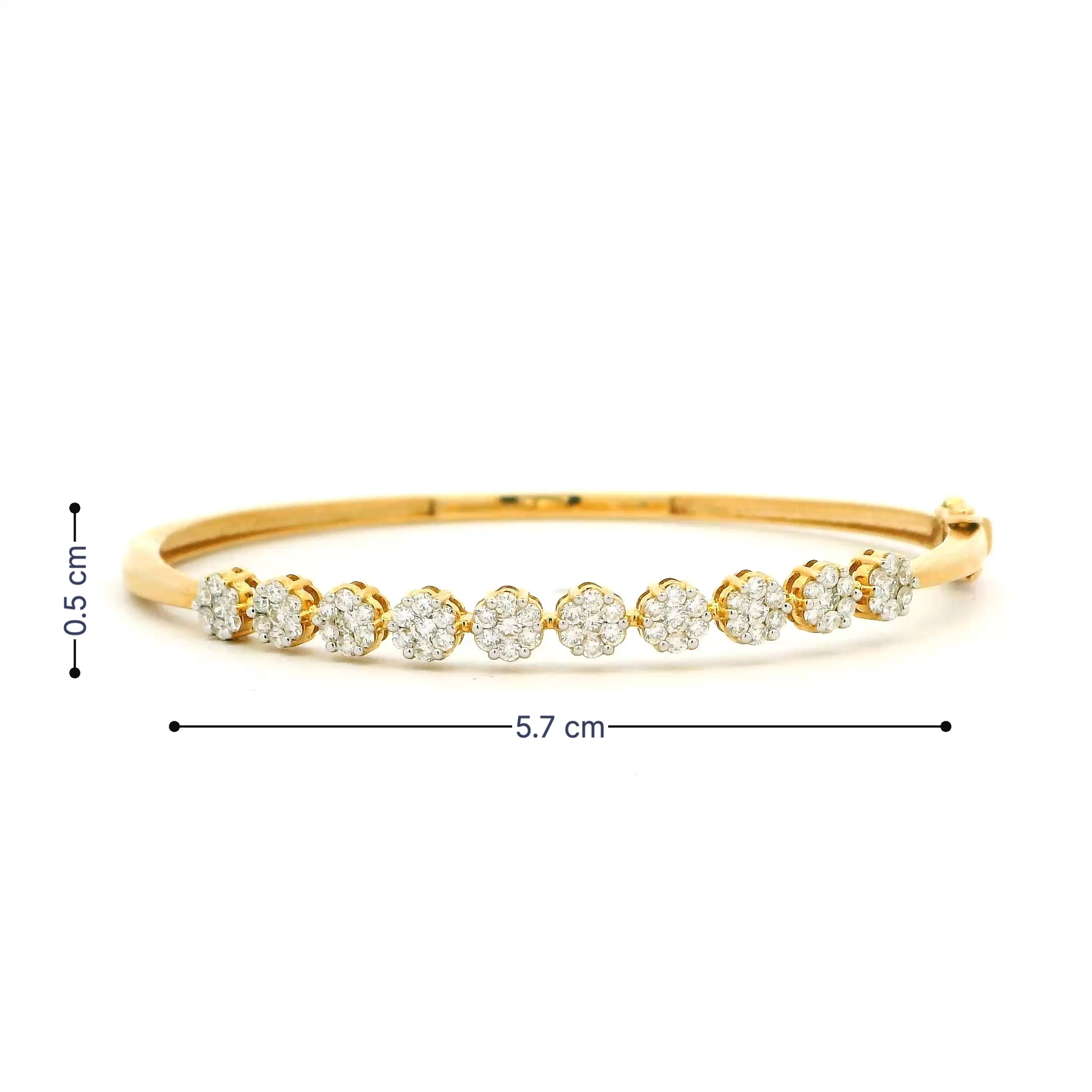 14K Lab Grown Diamond Bracelet