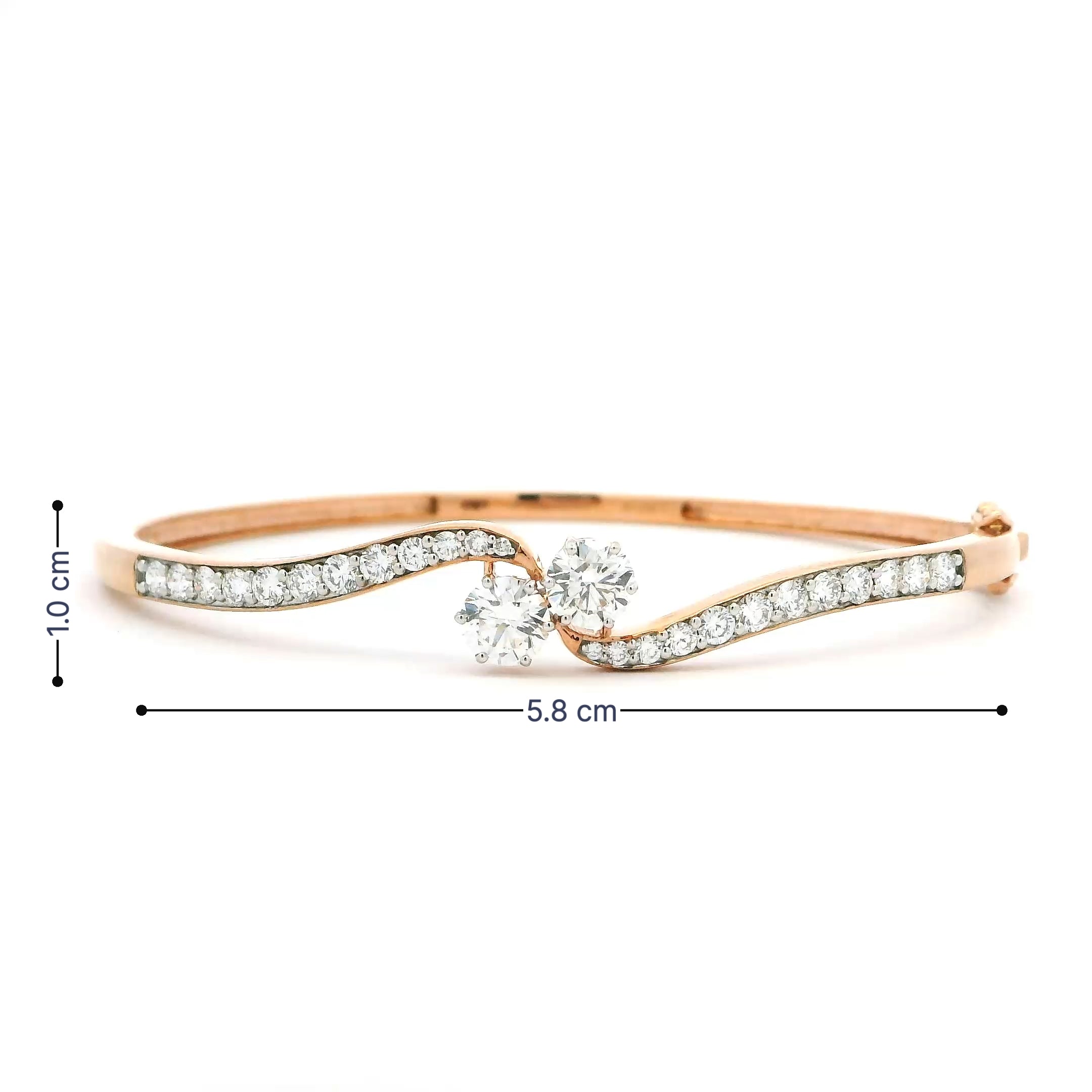 Sleek Shimmer Lab Grown Diamond Bracelet