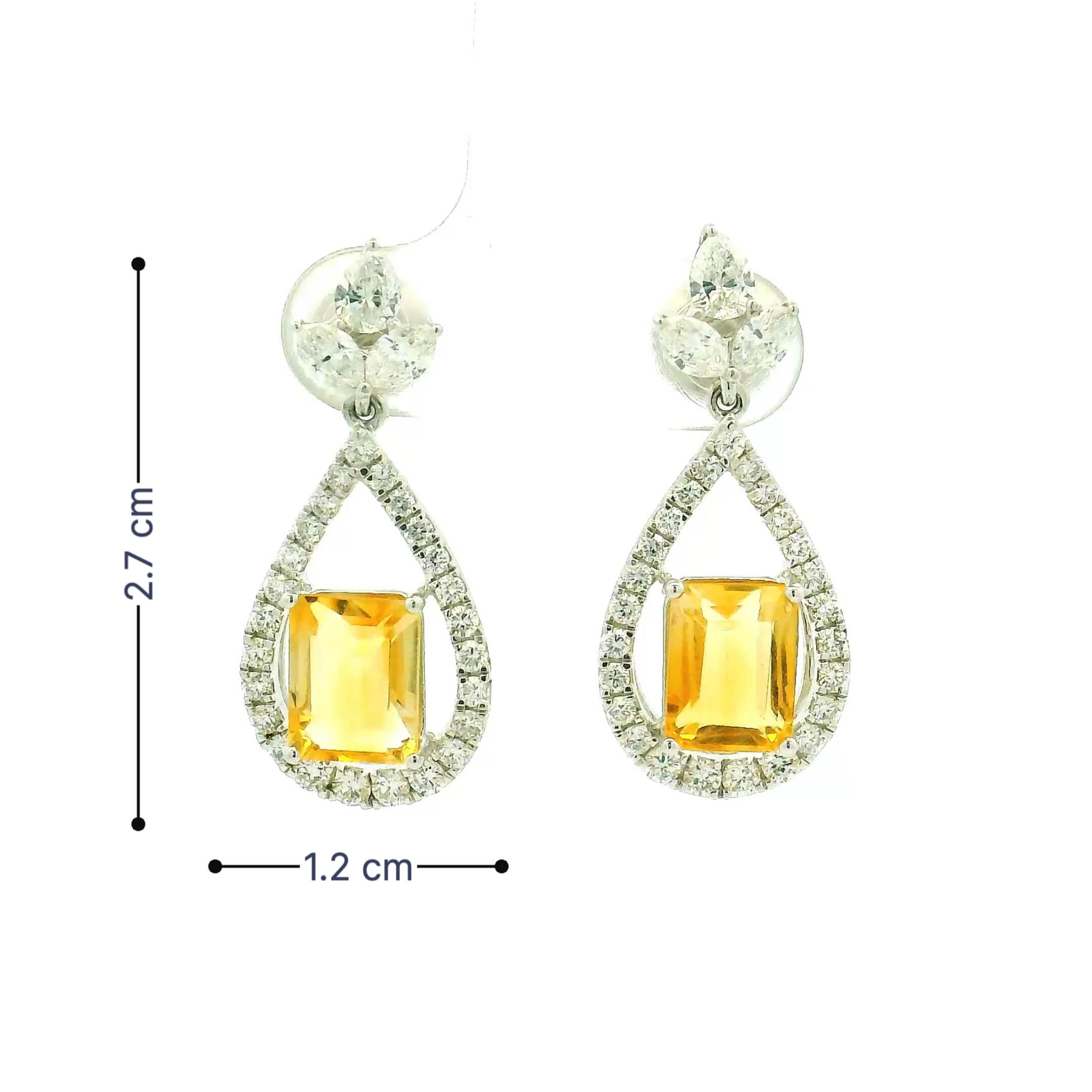 9K Lab Grown Diamond Earrings