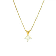 9K Lab Grown Diamond Pendant