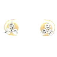 9K Lab Grown Diamond Earrings  6 Cent