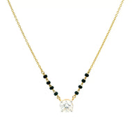 14K Lab Grown Diamond Mangalsutra