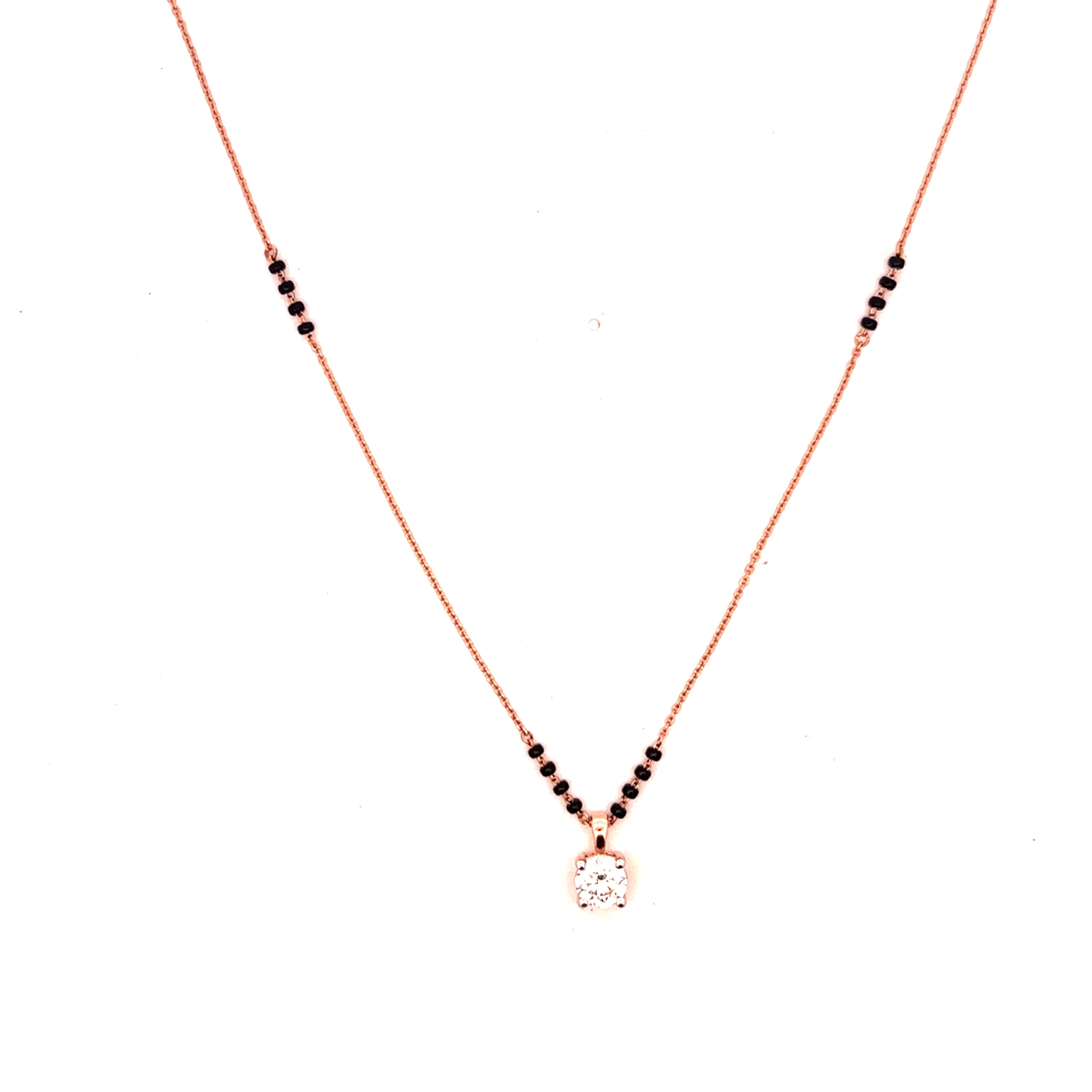 14K Lab Grown Diamond Mangalsutra