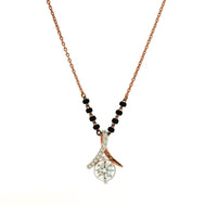 14K Lab Grown Diamond Mangalsutra