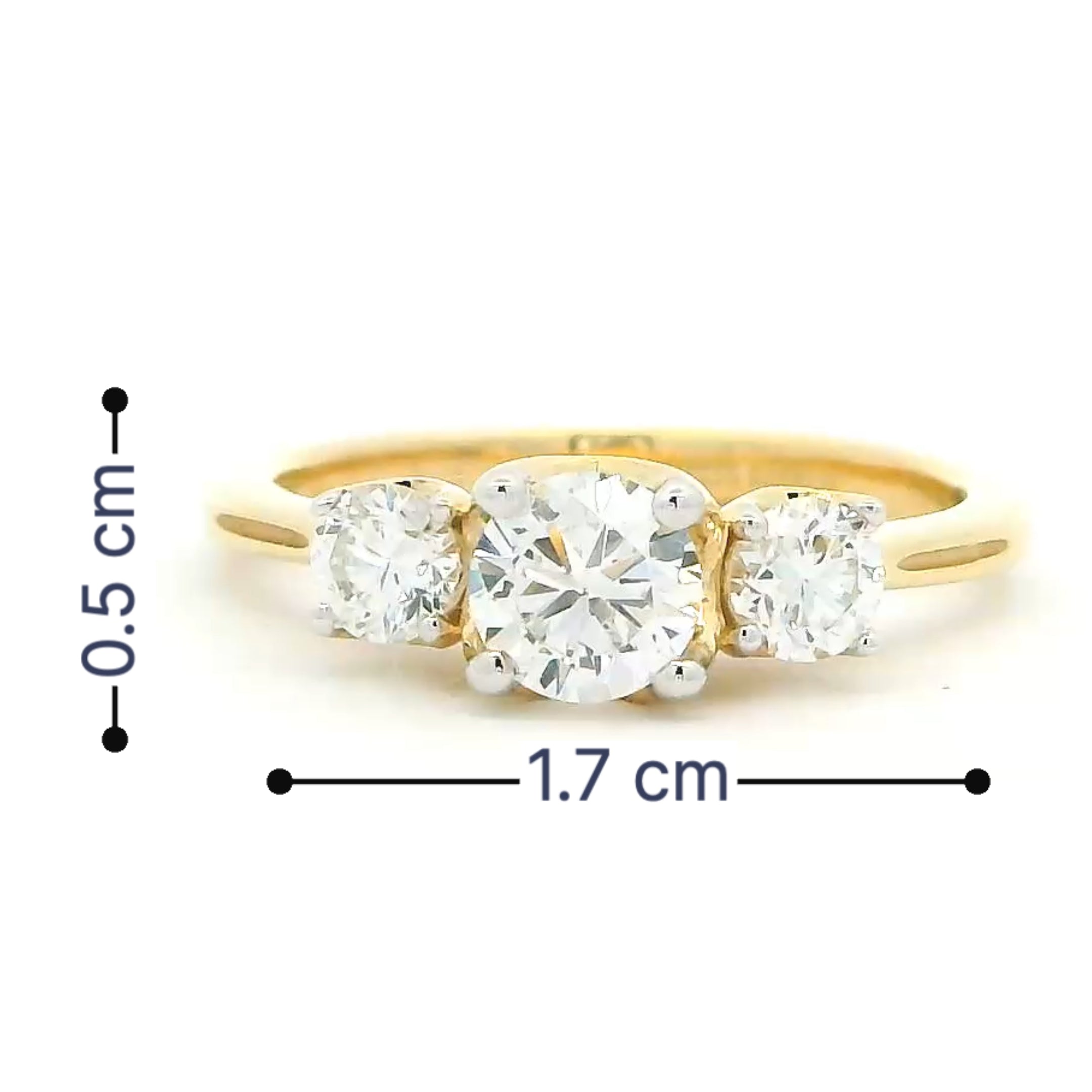 9K Luxurious Shine Lab Grown Diamond Ring
