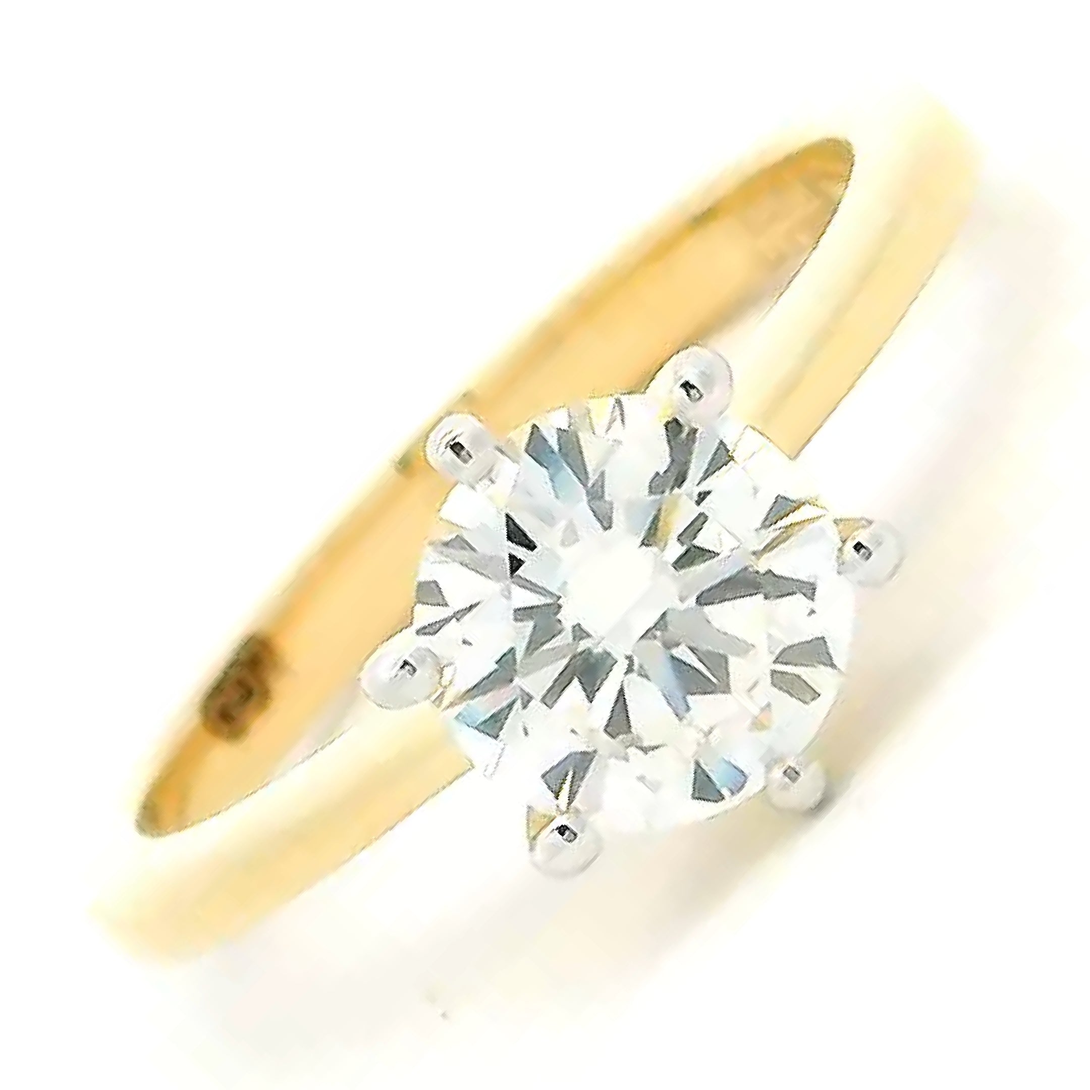 Sparkling Marvel 9K Lab Grown Diamond Ring