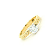 Minimalist Shimmer 9K Lab Grown Diamond Ring  for Women