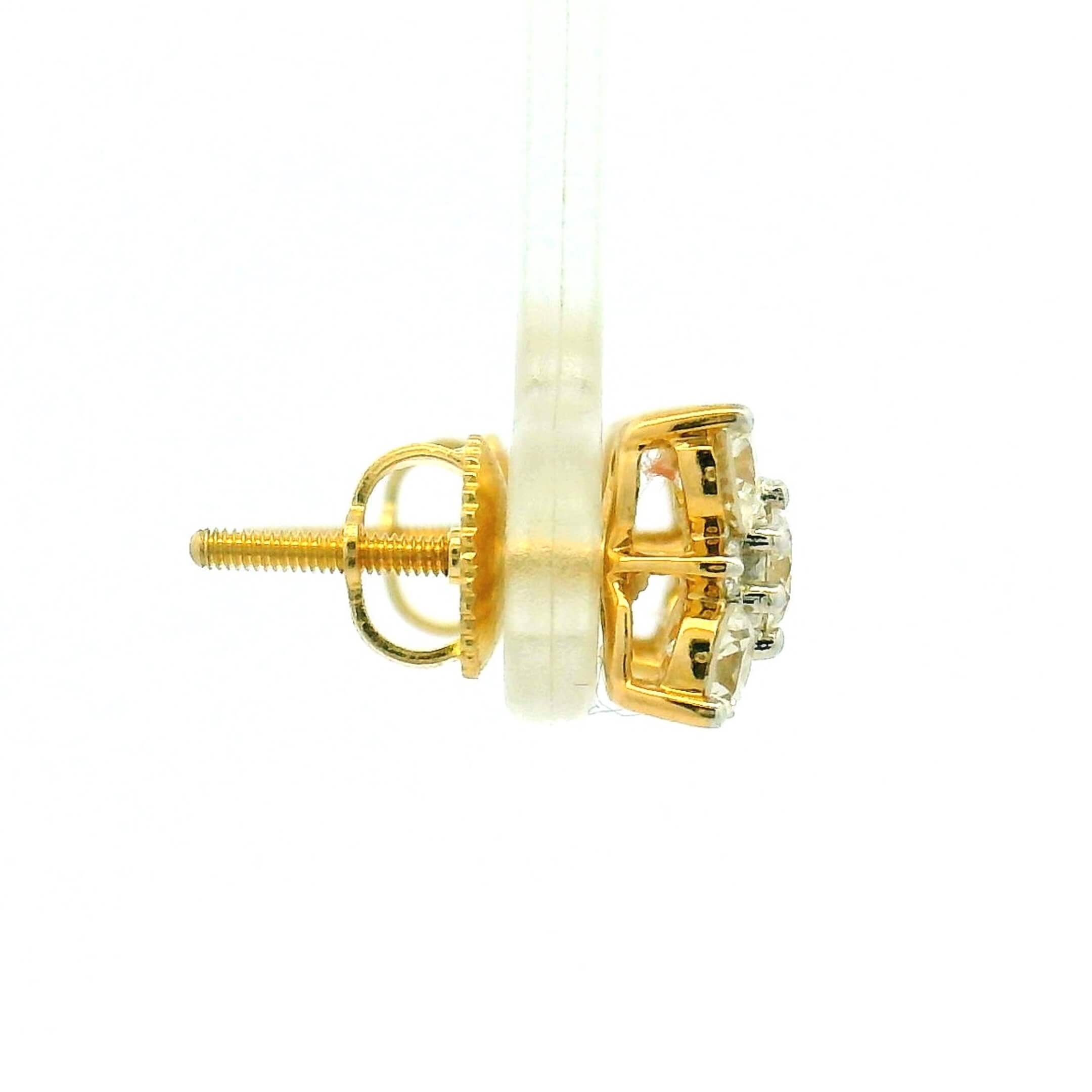 14K Lab Grown Diamond Earrings