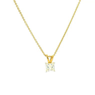 14K Lab Grown Diamond Pendant