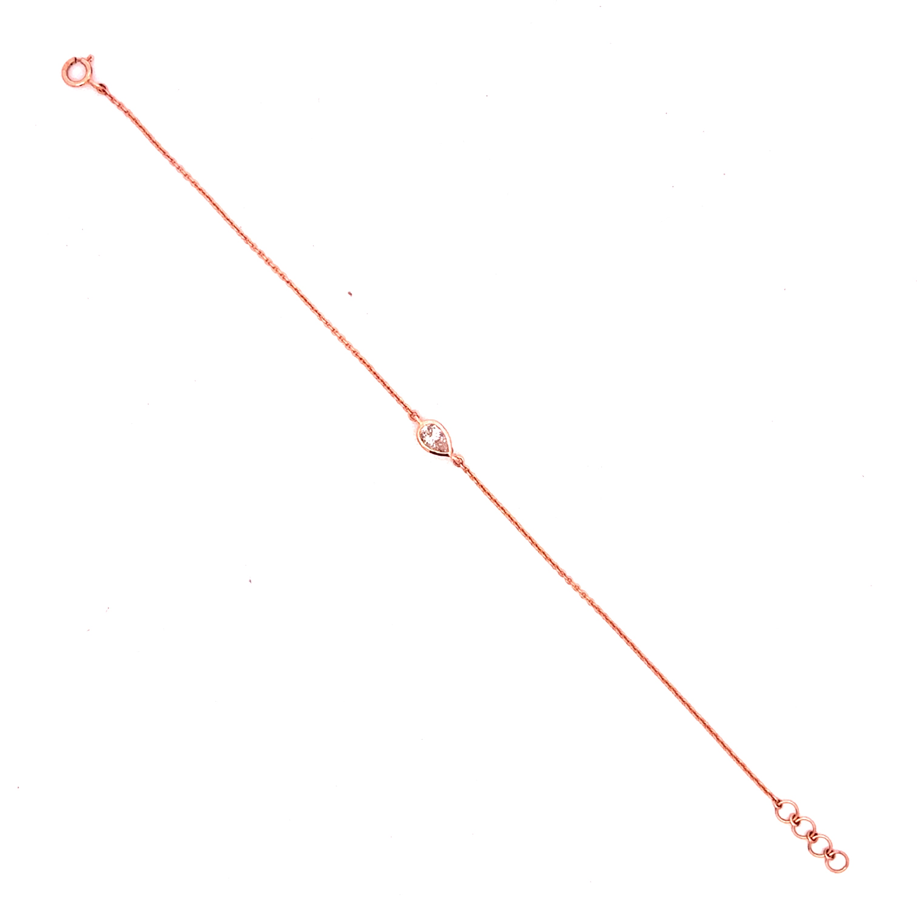 14K Lab Grown Diamond Bracelet