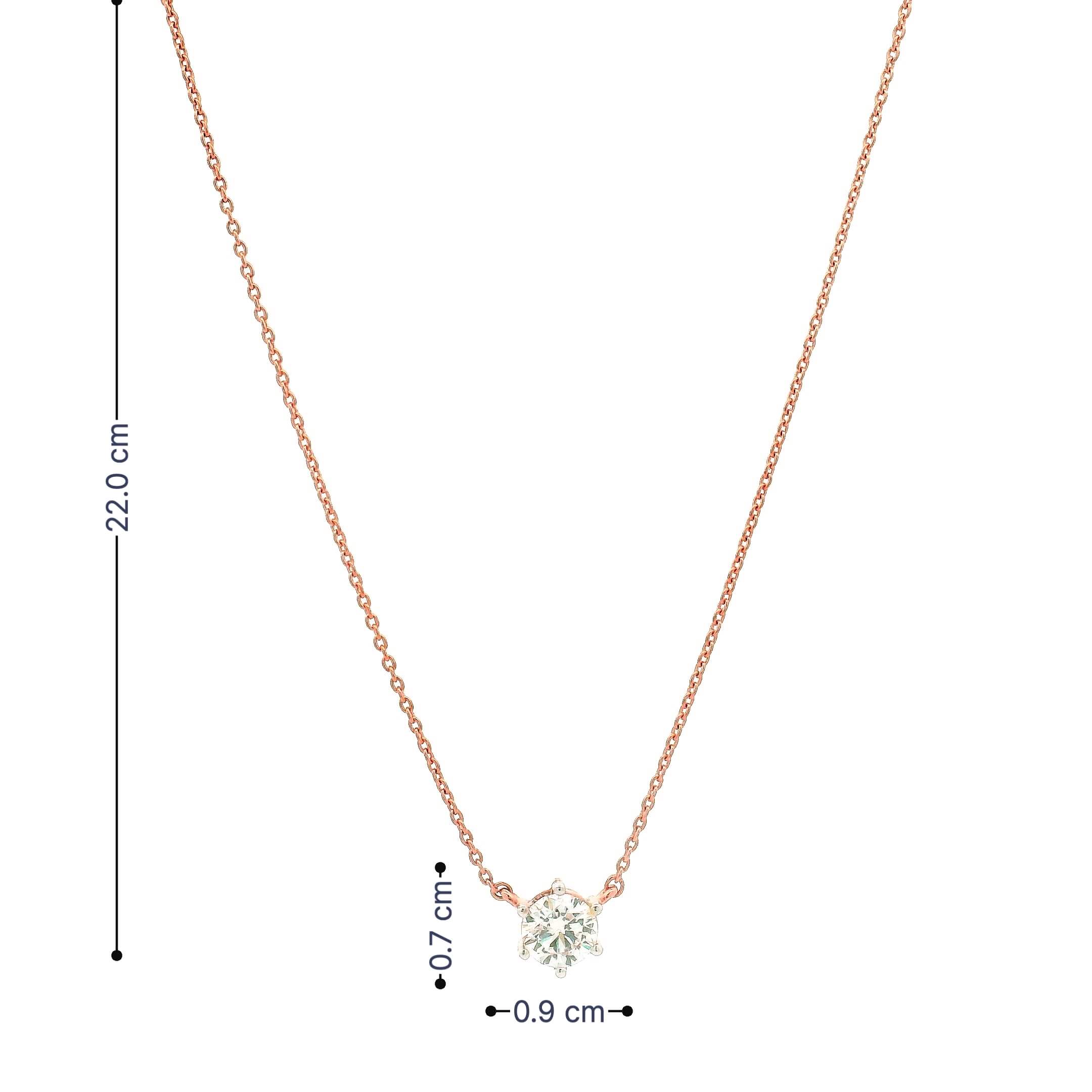 9K Lab Grown Diamond Pendant