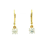 14K Lab Grown Diamond Earrings 2 Cent