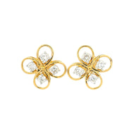 14K Lab Grown Diamond Earrings  8 Cent