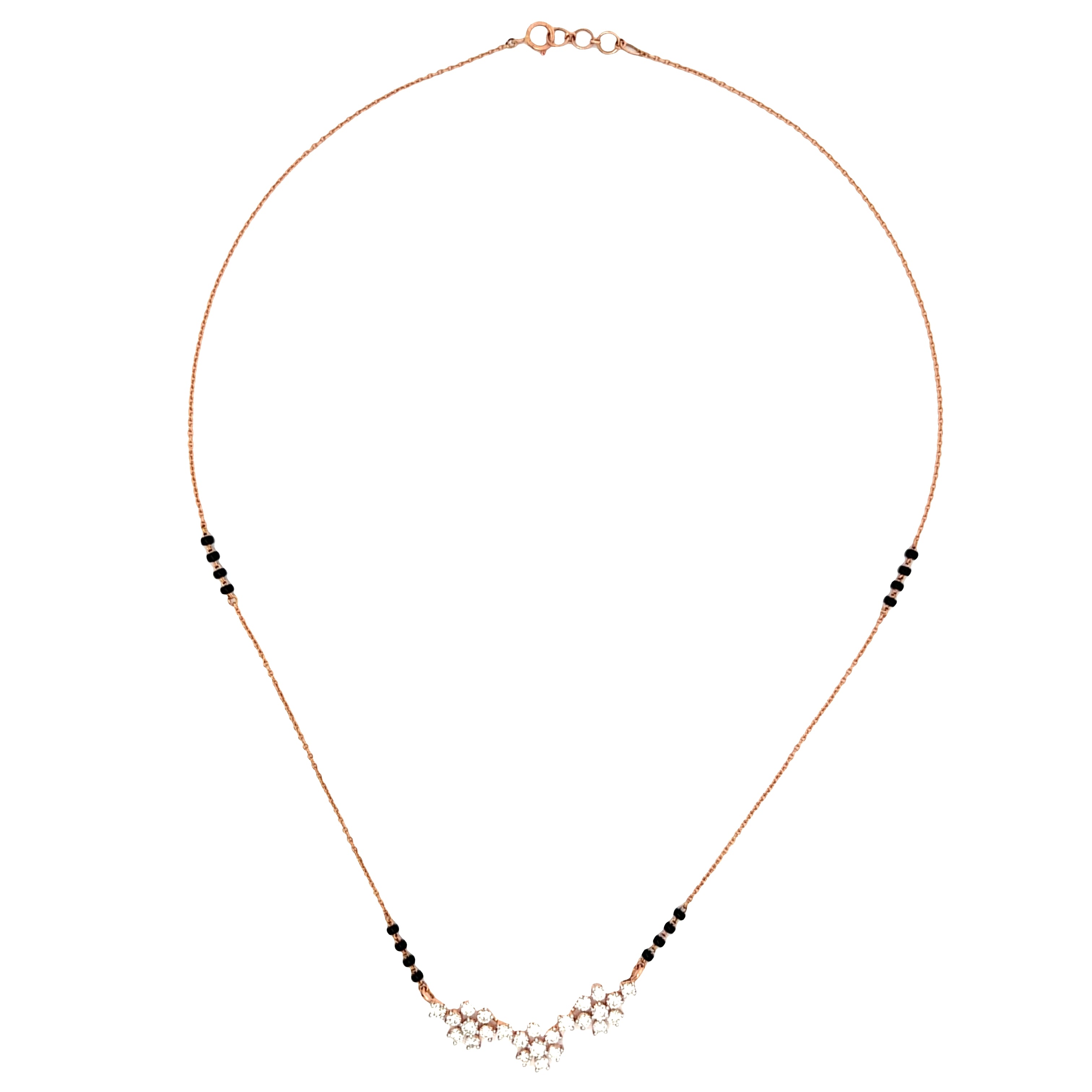 14K Lab Grown Diamond Mangalsutra
